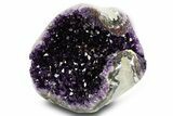 Wide, Deep Purple Amethyst Geode - Uruguay #379380-2